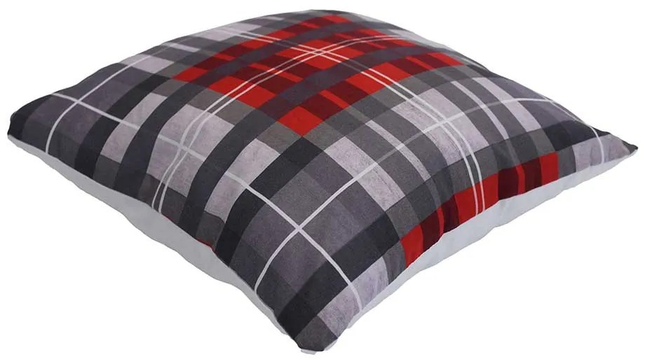 PERNA DECORATIVA ACASA 40X40 CM, CU FERMOAR, RED 1 F1