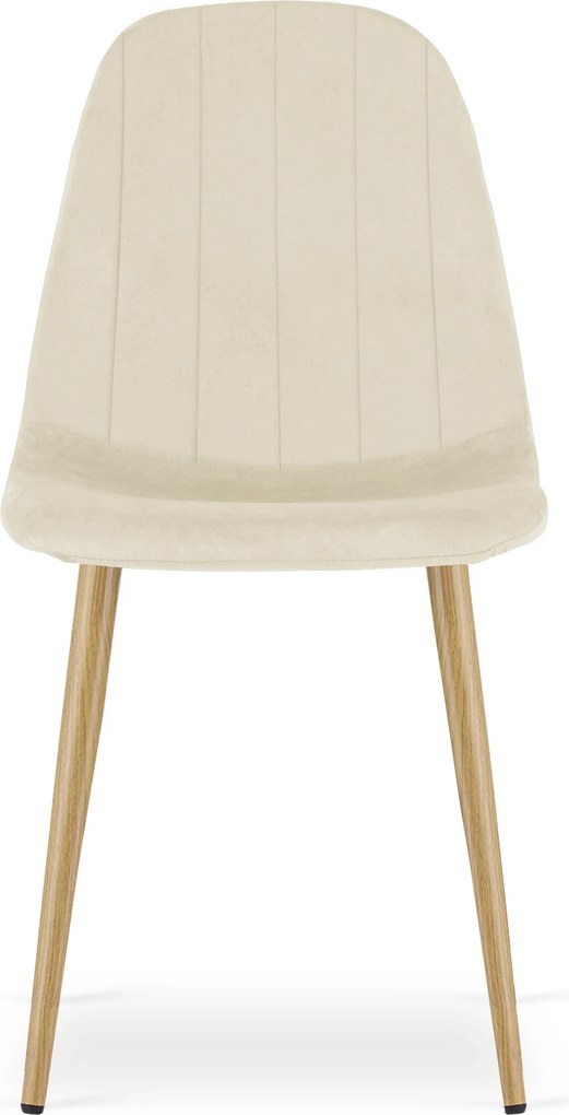 Scaun de masa PADVA VELVET, bej deschis