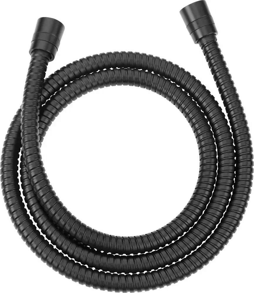Furtun de dus Deante negru 150 cm dublu impletit
