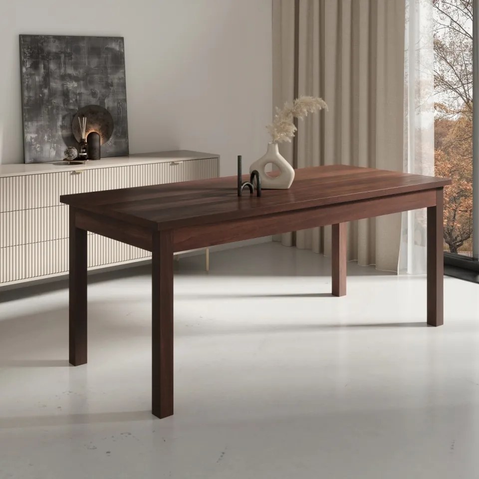 Masă extensibilă Rhodes 82, ADRK Furniture (Culoare: Stejar)