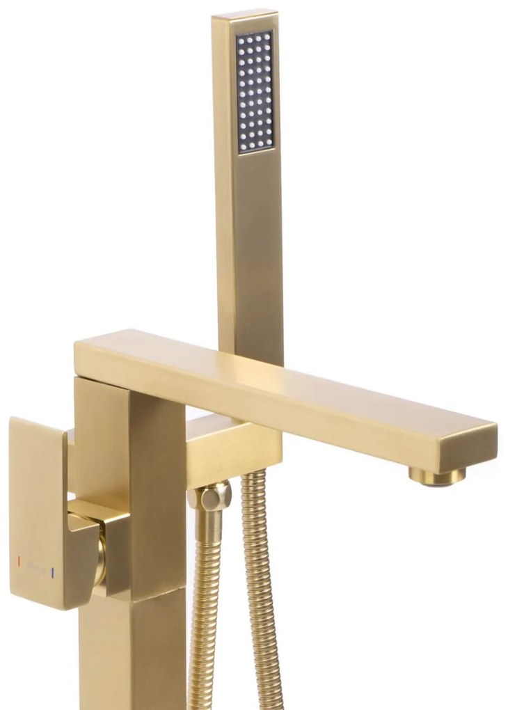 Baterie freestanding Tery auriu periat H88,5 cm
