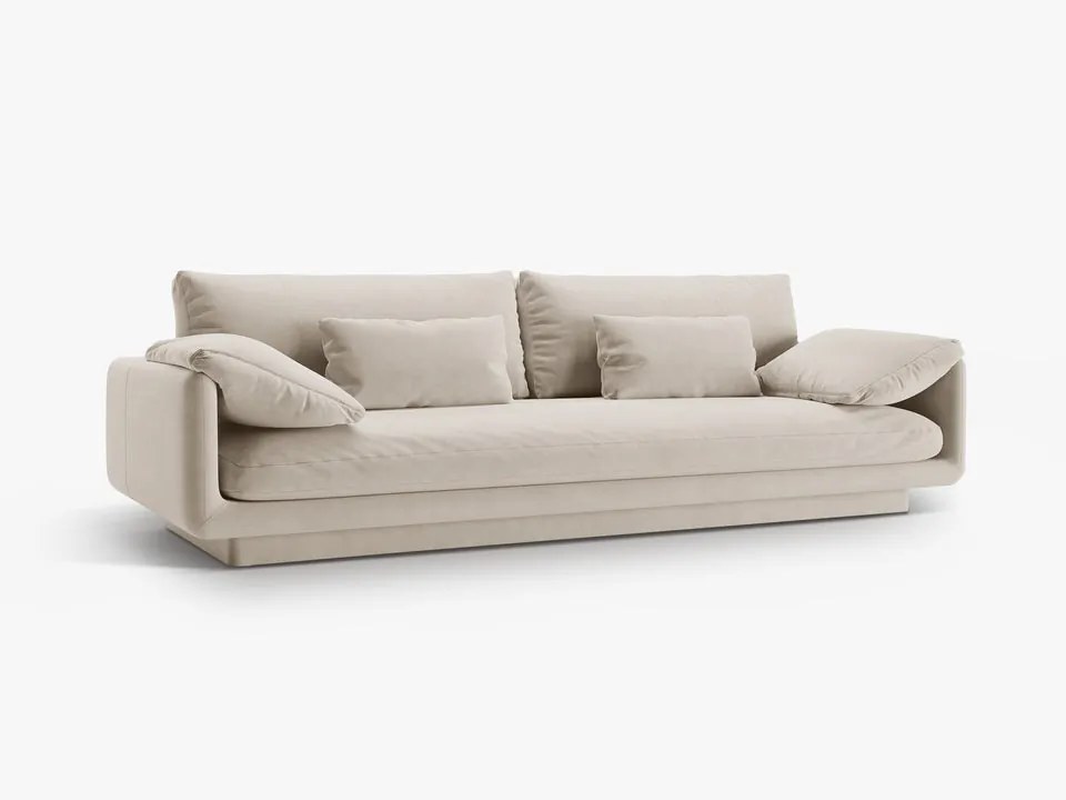 Canapea Torino 4 locuri catifea L250 cm