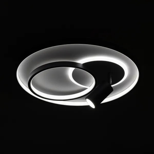 Brilagi - Plafonier LED dimabil UNITY LED/60W/230V + 1xGU10/3W alb/negru +cu telecomandă
