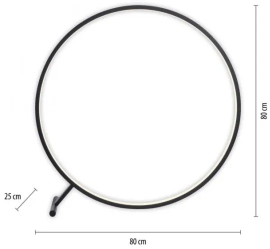 Lampadar LED dimabil Paul Neuhaus 319-18 HULA LED/21,5W/230V + telecomandă