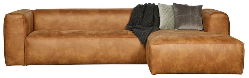 Colțar din piele reciclată WOOOD Bean, maro