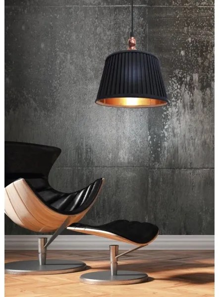 Lustră pe cablu AMORE 1xE27/60W/230V negru