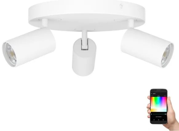 Spot LED RGBW dimabil TELIMBELA-Z 3xGU10/4,9W/230V Eglo 900338