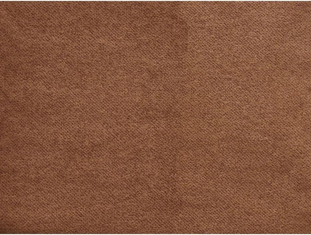 Canapea portocalie cu tapițerie din catifea 276 cm Sierra – Bobochic Paris