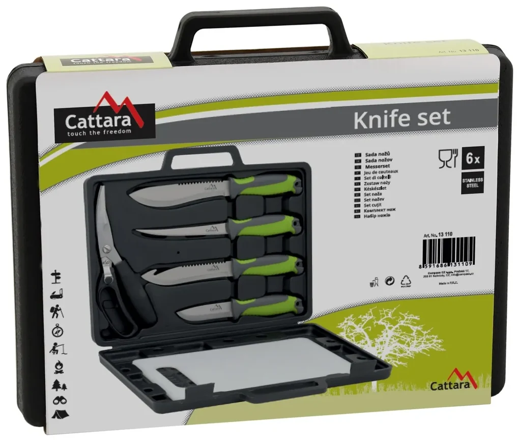 Set de cuțite pentru grătar Cattara , 6 buc.