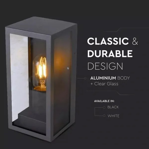 Aplică perete exterior 1xE27/60W/230V IP44