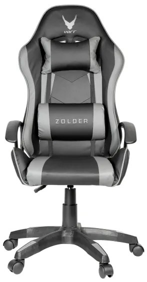 Scaun pentru jocuri video VARR Zolder negru/gri