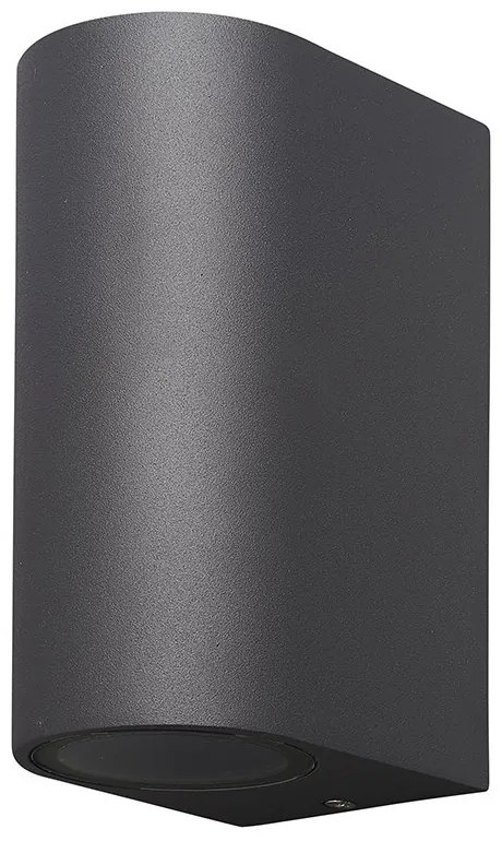 Aplica de perete iluminat exterior ambiental IP54 KANDANCHU gri inchis