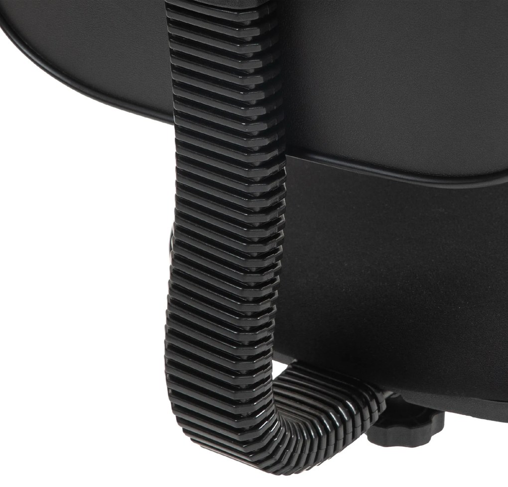 HOMCOM Scaun de Birou Rotativ cu Înălțime Reglabilă din Material Elastic, Negru | Aosom Romania