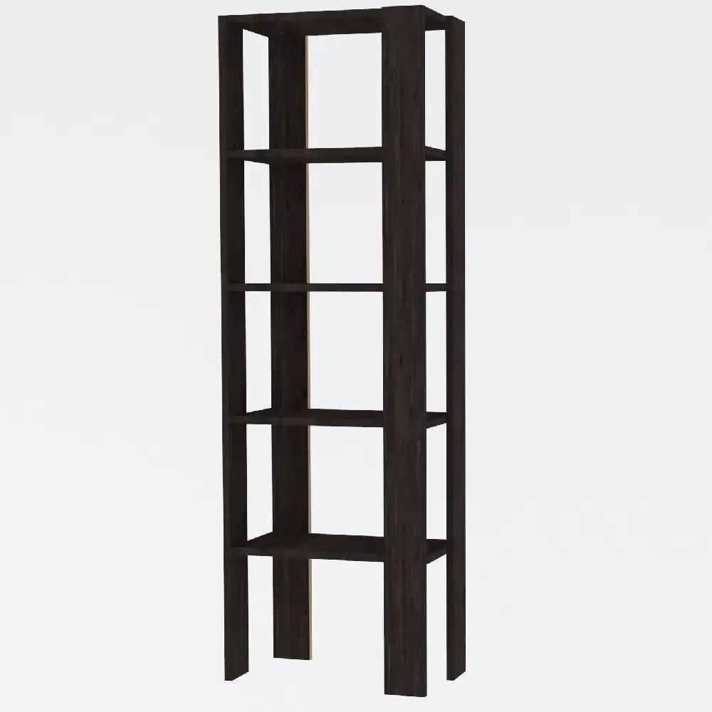 Biblioteca Polly culoare antracit 160cm