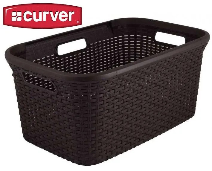 Coș de rufe RATTAN STYLE 45L - maro