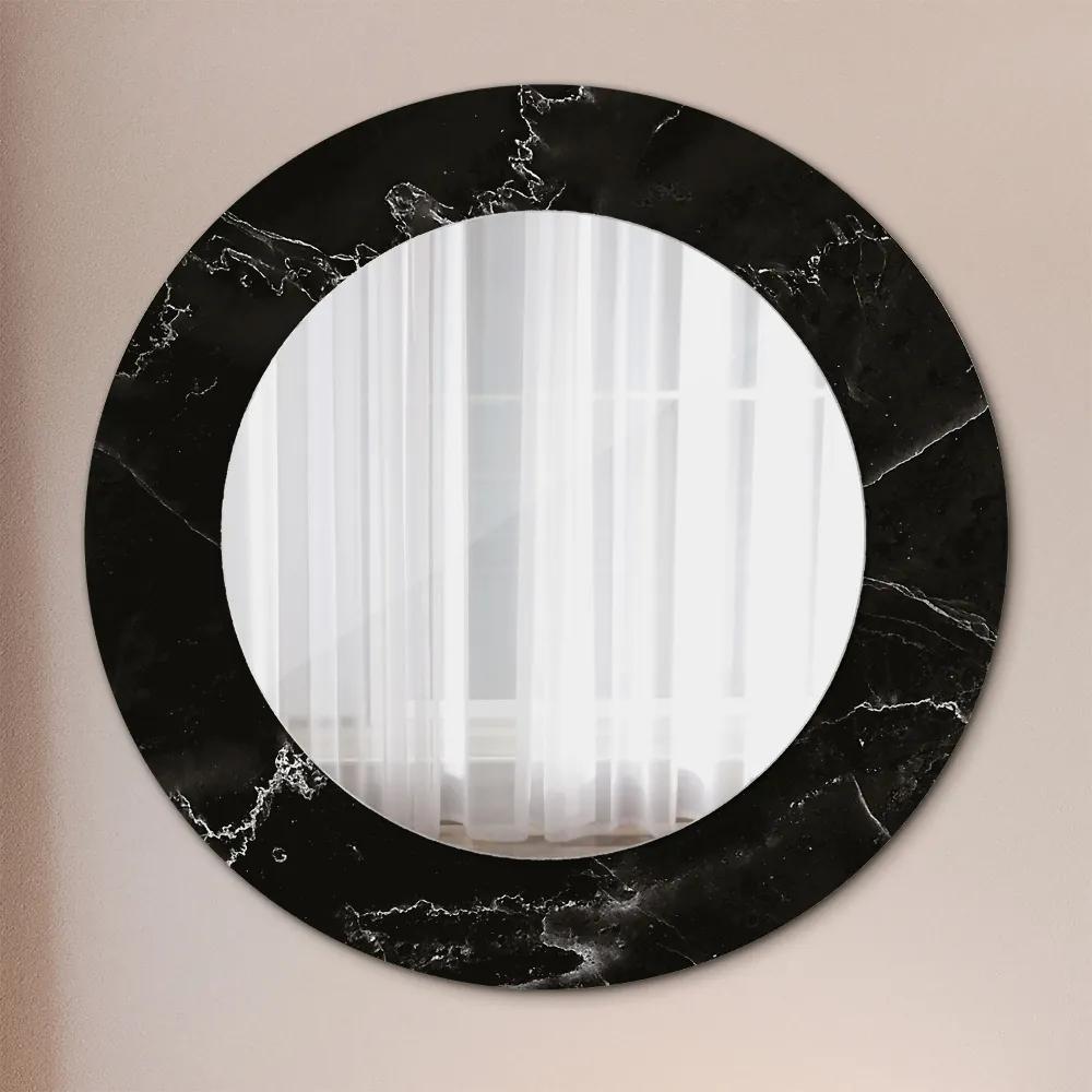 Oglinda rotunda imprimata Piatră de marmură
