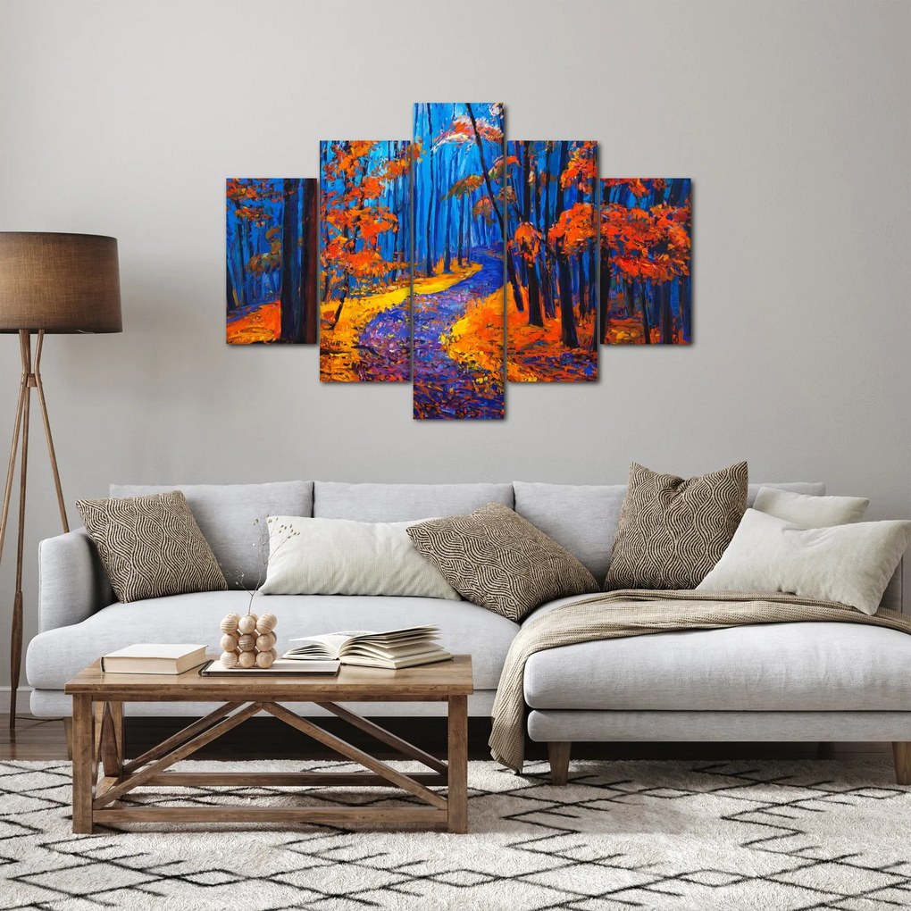Tablou - Pădurea toamna (150x105 cm)