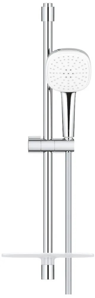 Grohe Tempesta Cube 110 Set dus cu bara 60 cm si savoniera 2 jeturi, crom