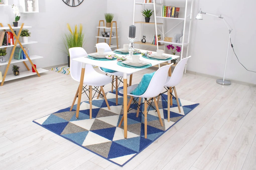 OFERTA Masă de dining albă ADRIA 120x80 cm Calitate II