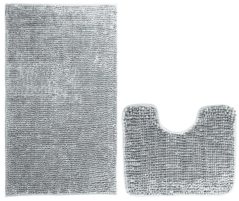 Set 2 covorașe de baie AmeliaHome Bati, gri