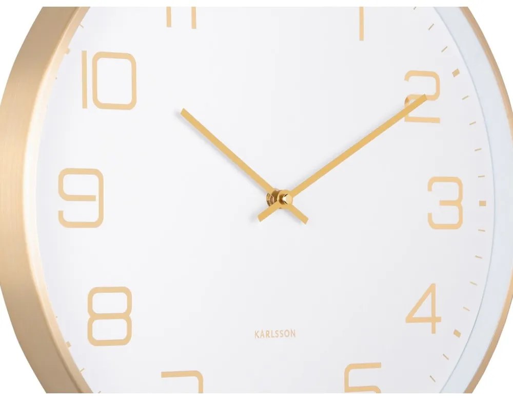 Ceas de perete ø 40 cm Elegance Glow – Karlsson