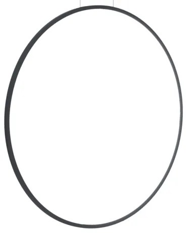 Lustră LED suspendată pe cablu SATURNO LED/46W/230V Ø 80 cm IP44 neagră