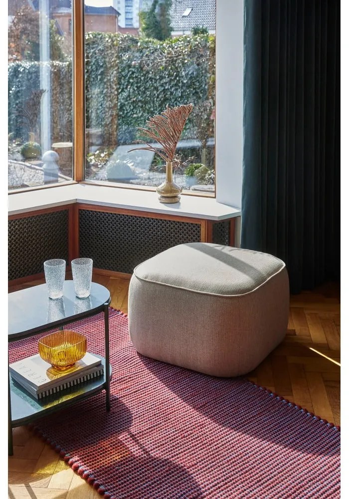 Taburet maro deschis Cube – Hübsch