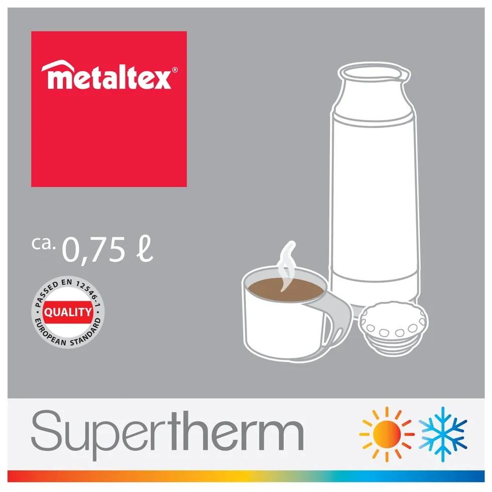 Termos vacuum cu cană Metaltex Flask, 750 ml