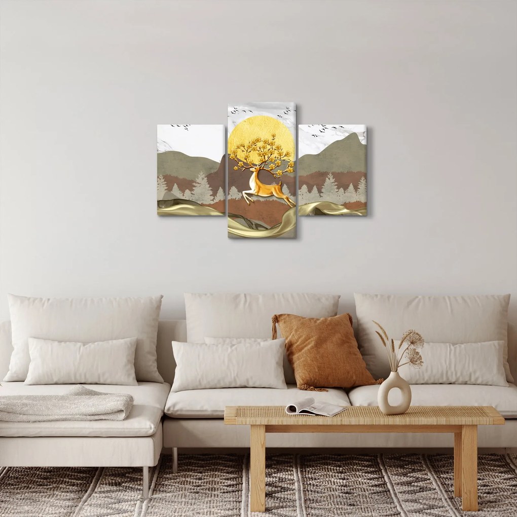 Tablou cu cerb (90x60 cm)