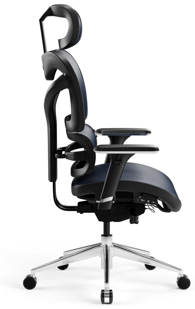 Scaun ergonomic Diablo V-Commander: Negru-Albastru