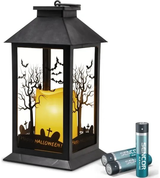 Decorațiune LED HALLOWEEN Retlux LED/3xAAA/alb cald, felinar