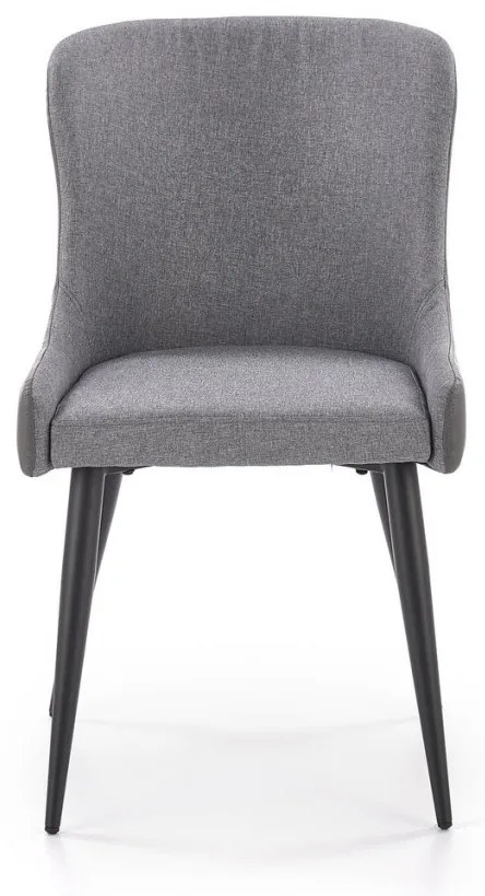 Set masa rotunda Avelar ø120 cm + 4 scaune K333 gri