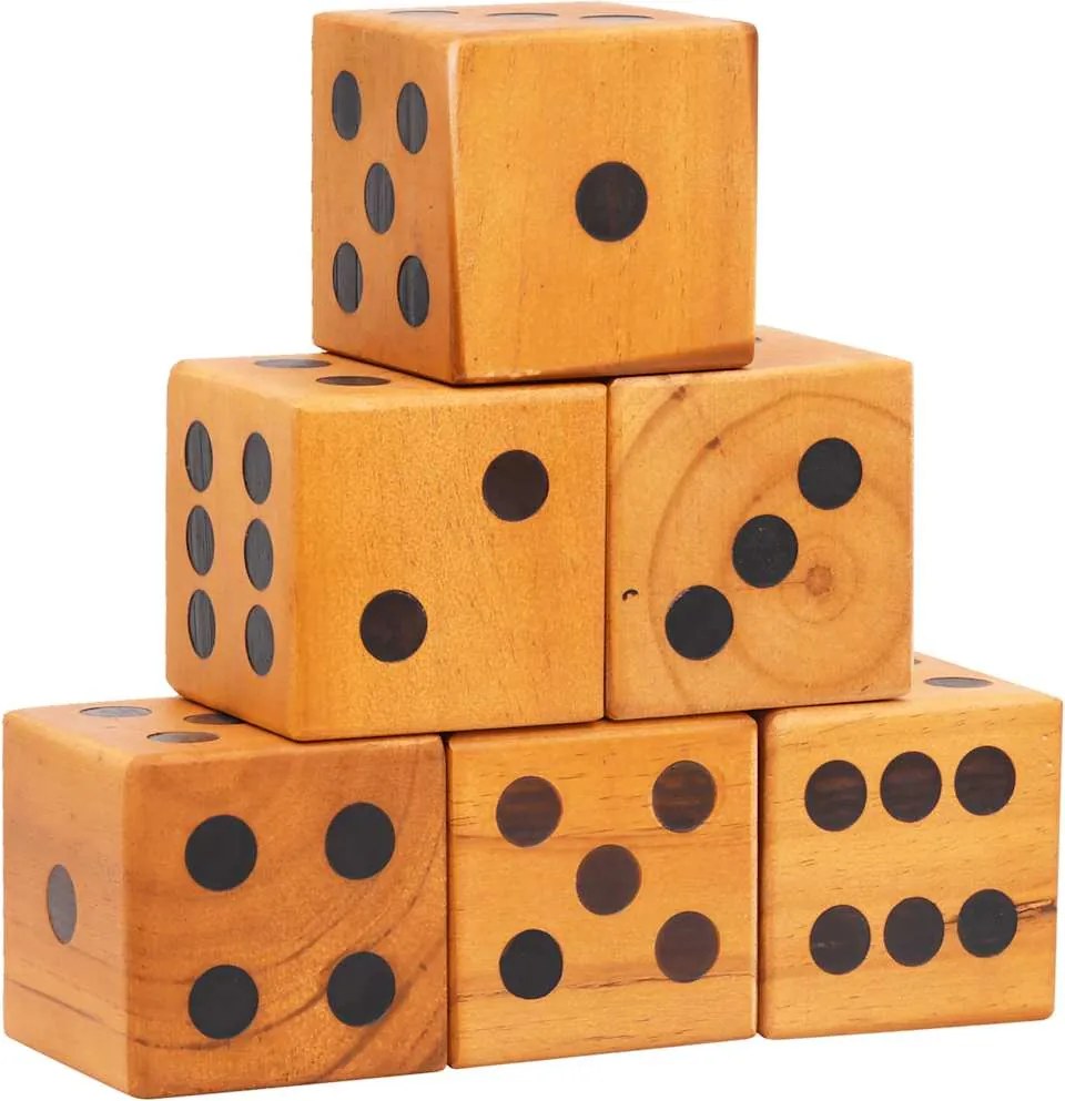 vidaXL Set zaruri de curte gigant, 6 buc, lemn de pin masiv