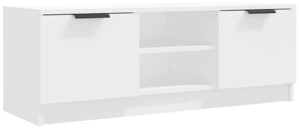 811511 vidaXL Comodă TV, alb, 102x35x36,5 cm, lemn prelucrat