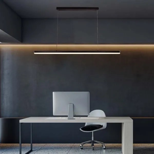 Lustră LED pe cablu LED/23W/230V 4000K 120 cm negru