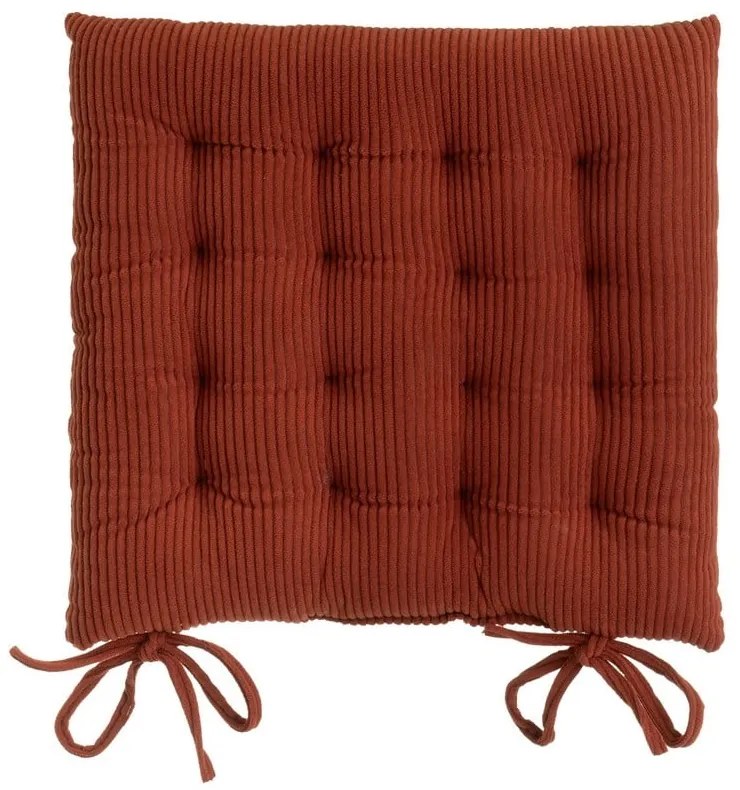 Pernă de scaun din catifea reiată 40x40 cm Merely – Casa Selección