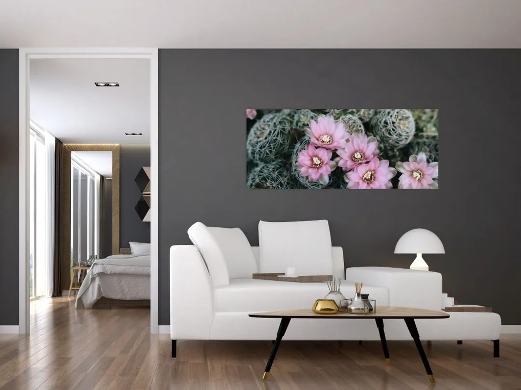 Tablou floare de cactus (120x50 cm)