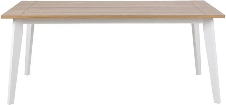 Masa dining maro/alba din lemn 90x180 cm Dalarna Leaves Actona Company