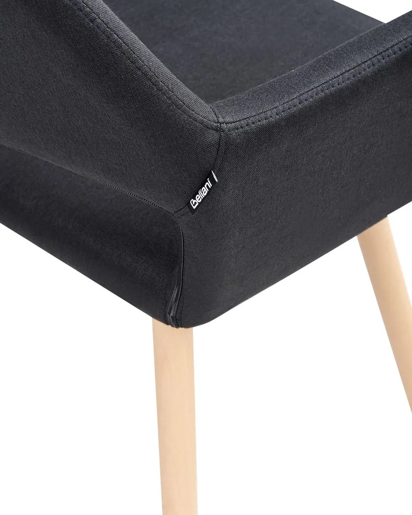 Set 2 buc. scaune pentru sufragerie Chico (negru). 1009920