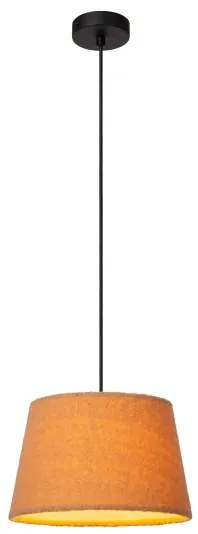 Lustră pe cablu Lucide 10416/01/44 WOOLLY 1xE27/60W/230V portocaliu