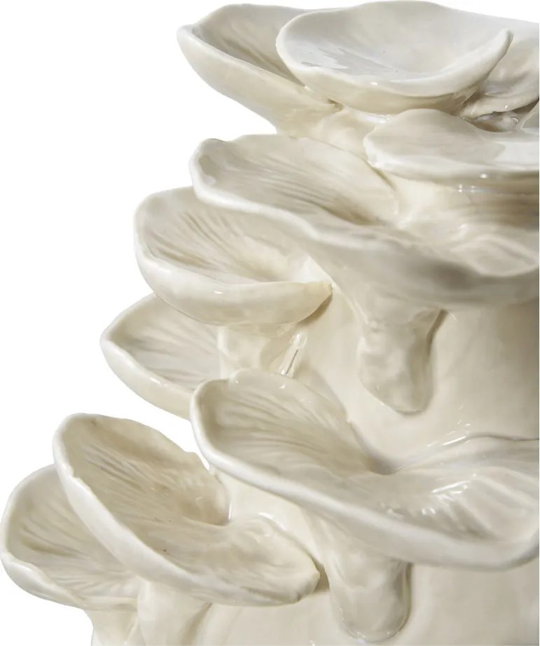 Decor de masă, ceramică, bej 18x15x24 cm