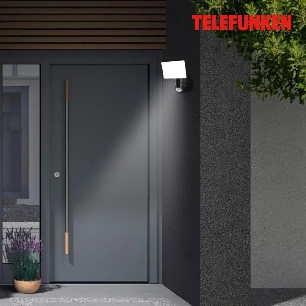 Aplică LED de exterior cu senzor Telefunken 304305TF LED/24W/230V IP44
