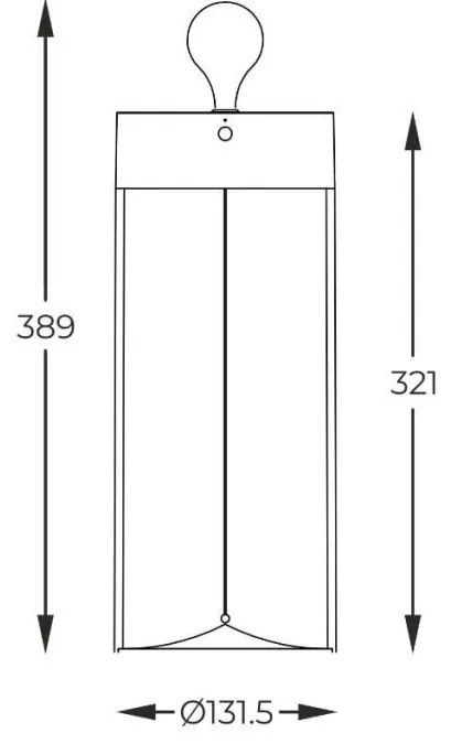 Lampa portabila interior/ exterior, protectie IP44, ESTERNO L