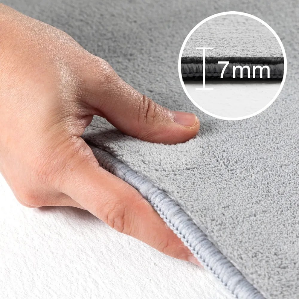 Covor tip traversă gri deschis lavabil 80x250 cm Sky – Ayyildiz Carpets
