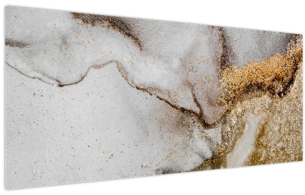 Tablou - Cerneală de marmură (120x50 cm)