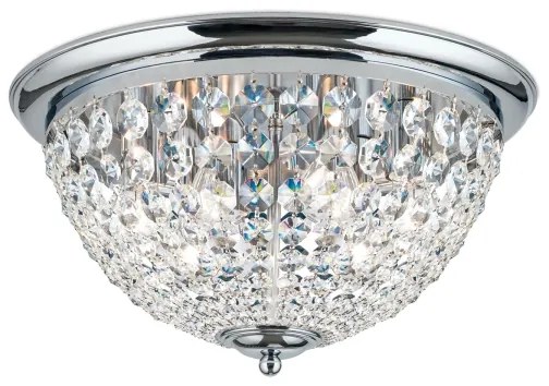 Plafonieră de cristal Orion DLU 1840/47 PLAFOND 6xE27/40W/230V d. 47 cm crom