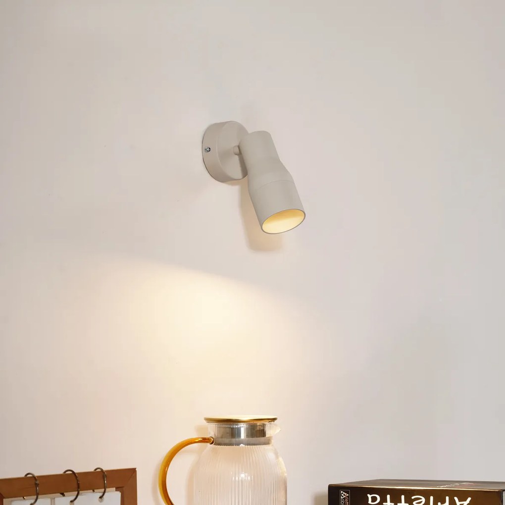 Spotlight modern tavan bej GU10 50mm rotund - Stanley