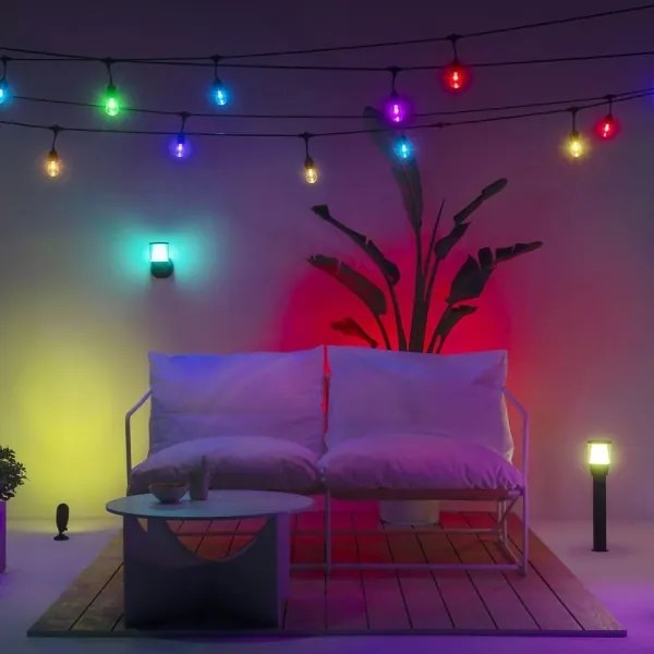 WiZ - Lampă LED RGBW reglabilă de exterior ELPAS LED/4,8W/12/230V IP65 Wi-Fi