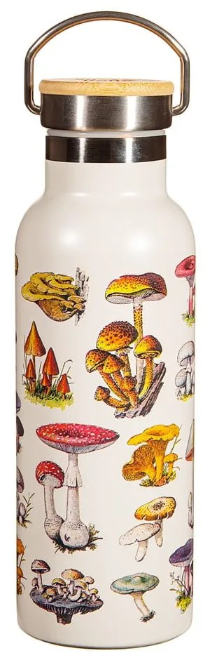 Sticlă pentru copii crem din oțel inoxidabil 500 ml Vintage Mushroom - Sass & Belle