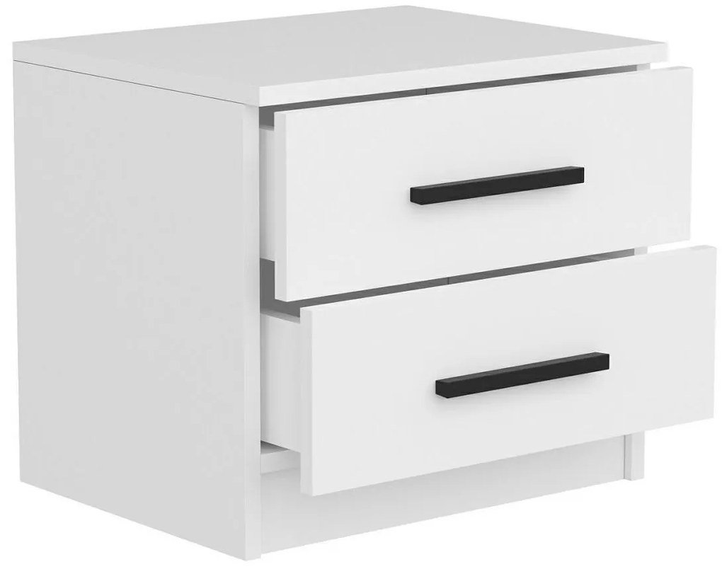 Noptieră Bubose 3 (alb) . 1094444